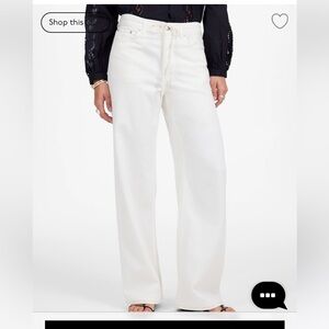 Madewell Low-Slung Baggy Jean: Airy Denim Edition